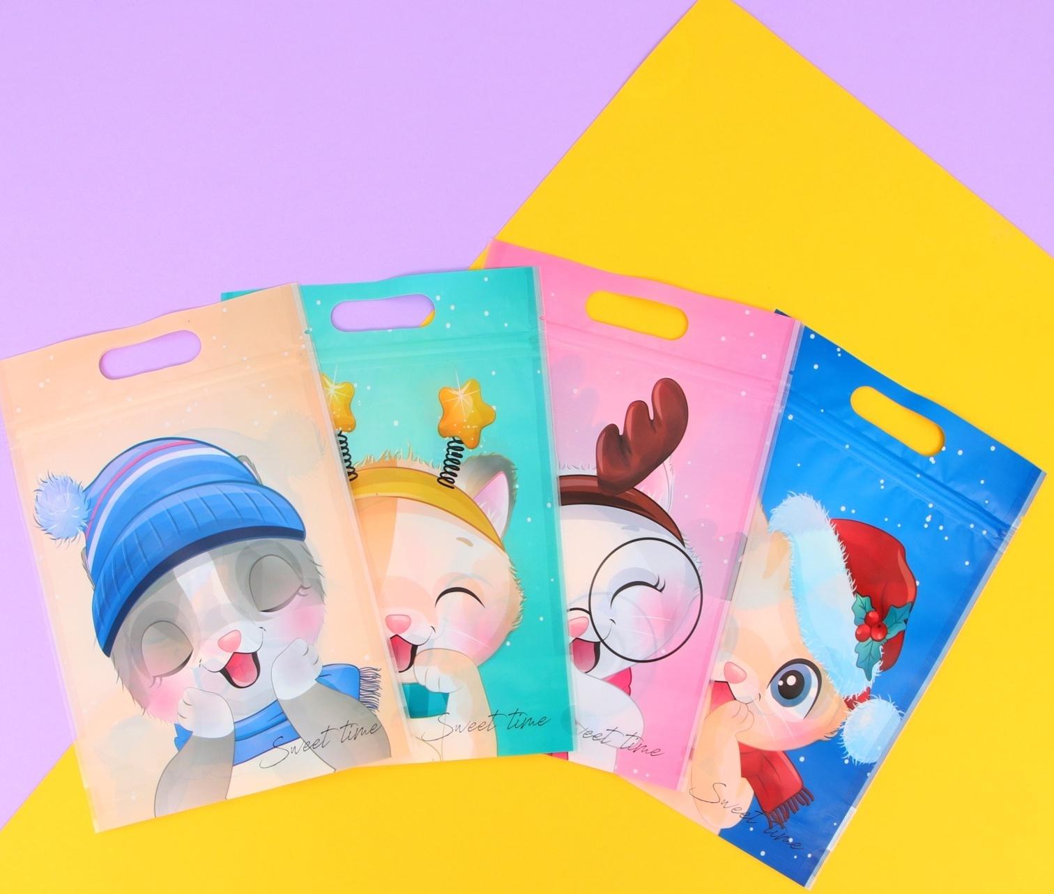 Пакет подарочный, с zip-lock застежкой, 