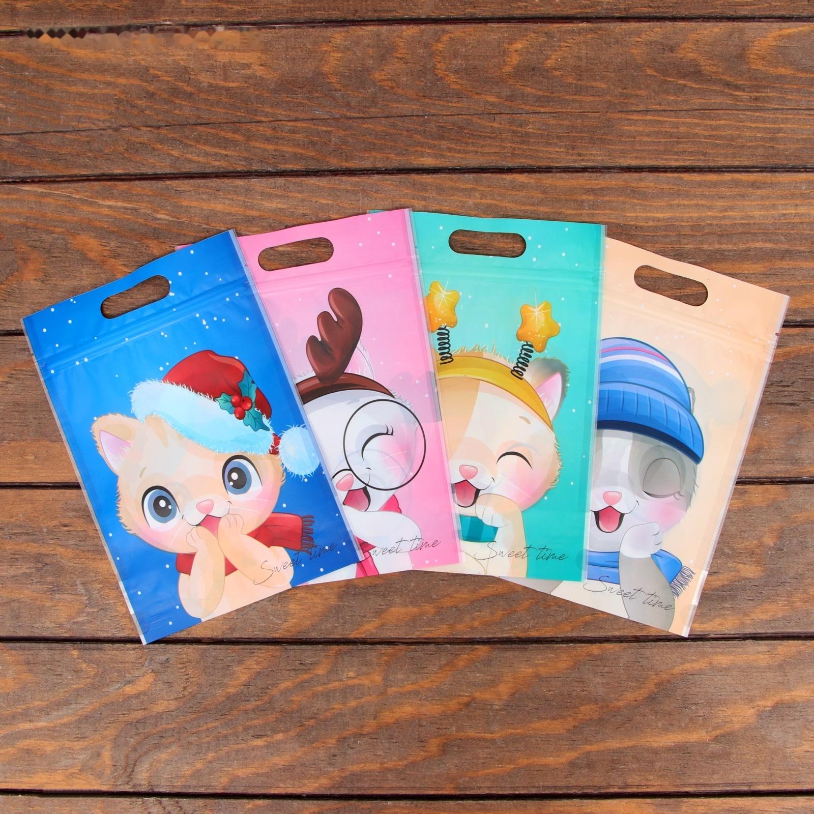 Пакет подарочный, с zip-lock застежкой, 