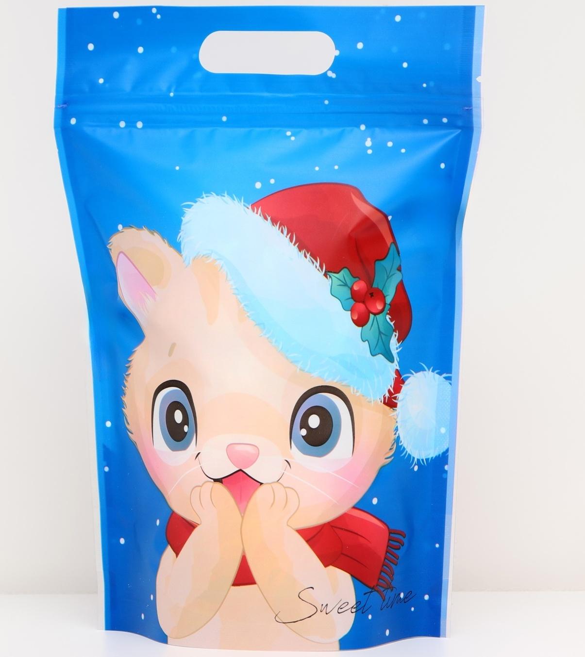 Пакет подарочный, с zip-lock застежкой, 