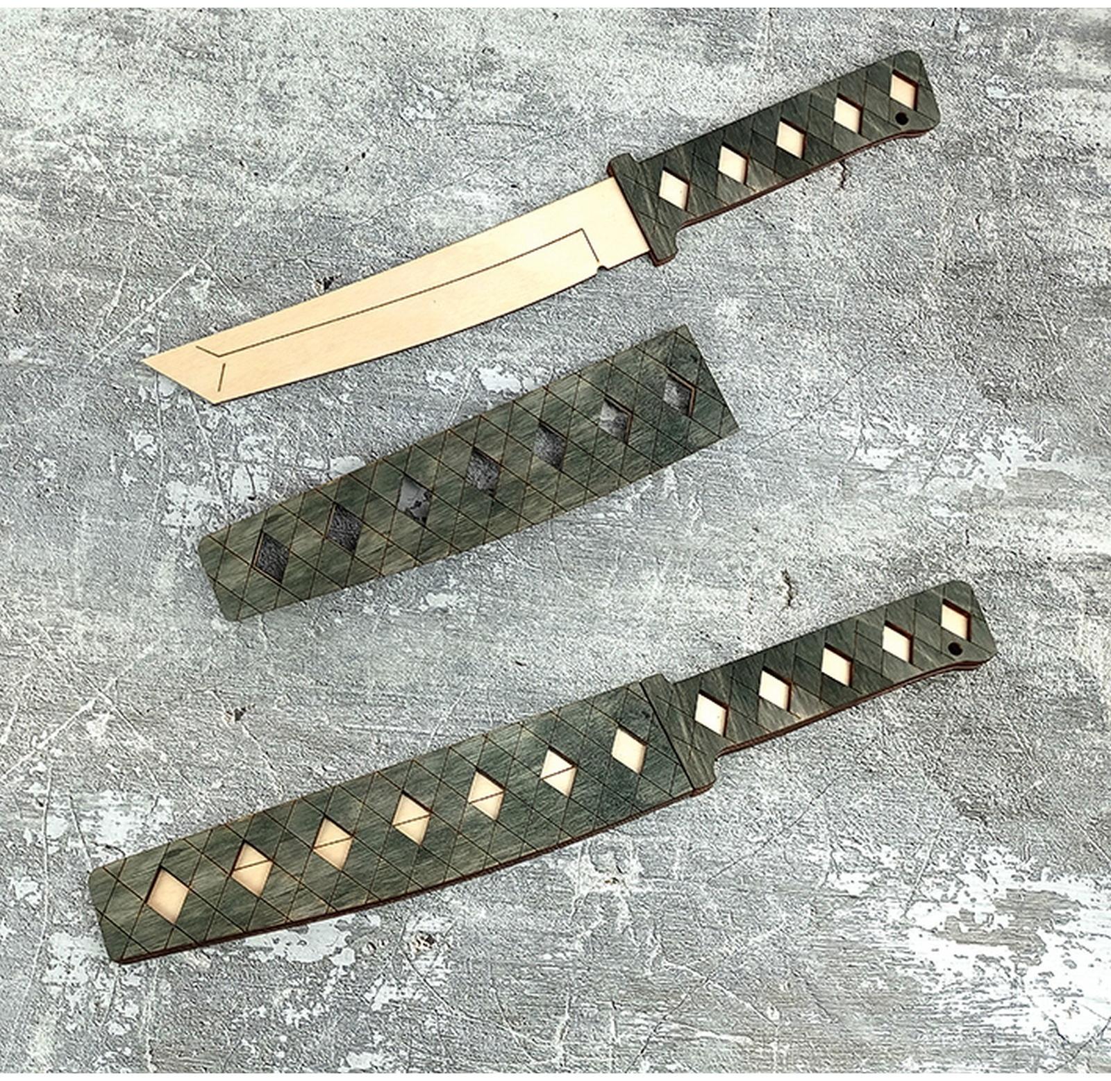 Оружие из дерева «Нож-Танто», 30х4х0,9 см