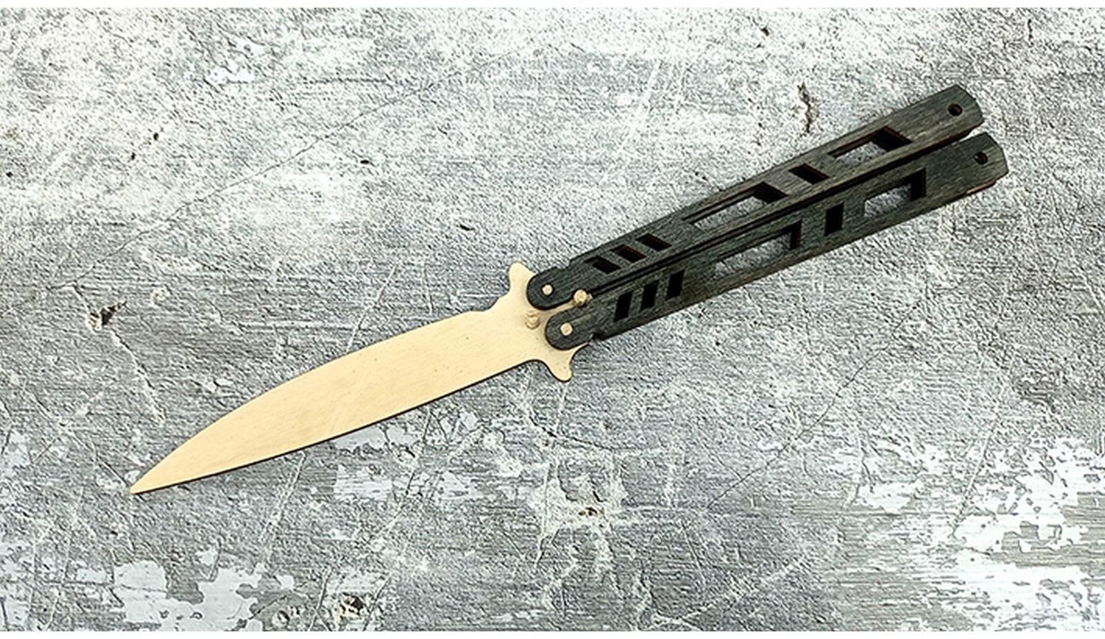 Оружие из дерева «Нож-Баттерфляй 2»