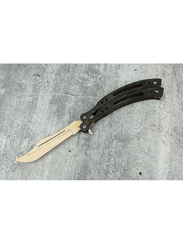 Оружие из дерева «Нож-Баттерфляй 3», на шурупах