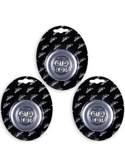 Набор фонарей-светильников 3 шт, Мастер К. Touch, 1 Вт, 3 LED, 3 ААА, d-6.5 см