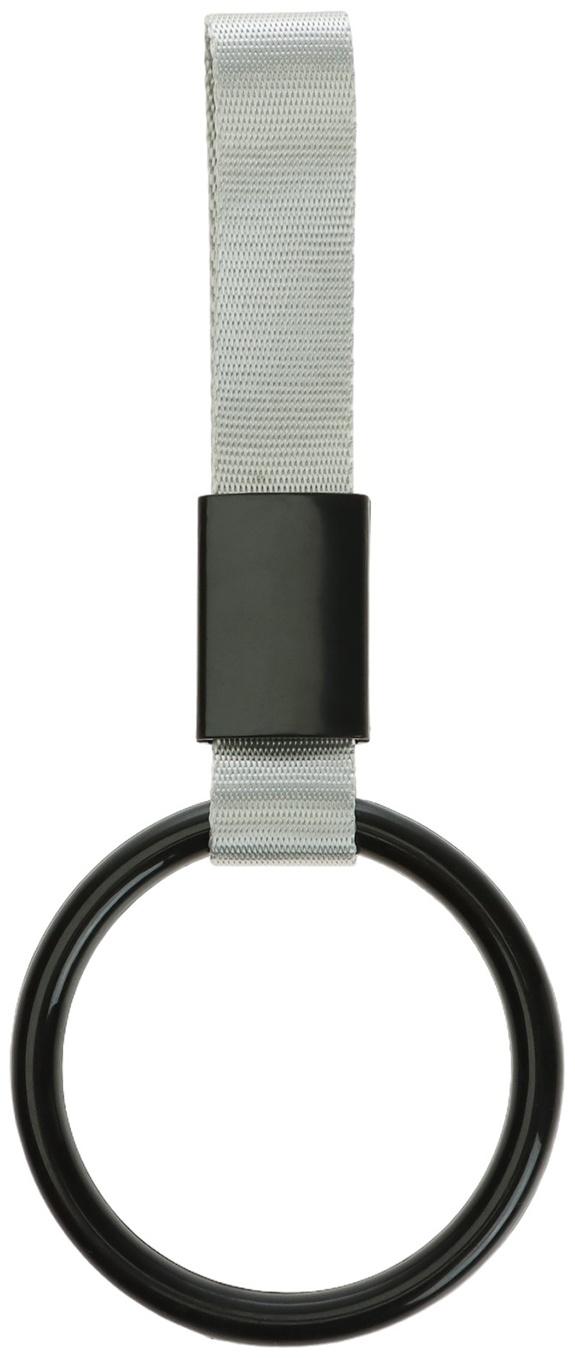 Подвеска цурикава, JDM, кольцо 10 см, чёрный, пластик