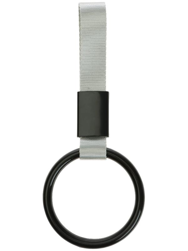 Подвеска цурикава, JDM, кольцо 10 см, чёрный, пластик