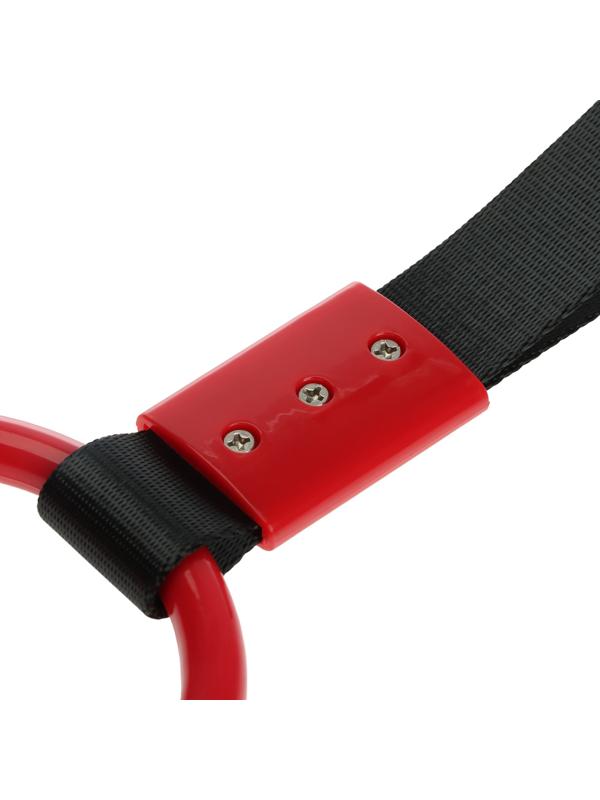 Подвеска цурикава, JDM, кольцо 10 см, красный, пластик