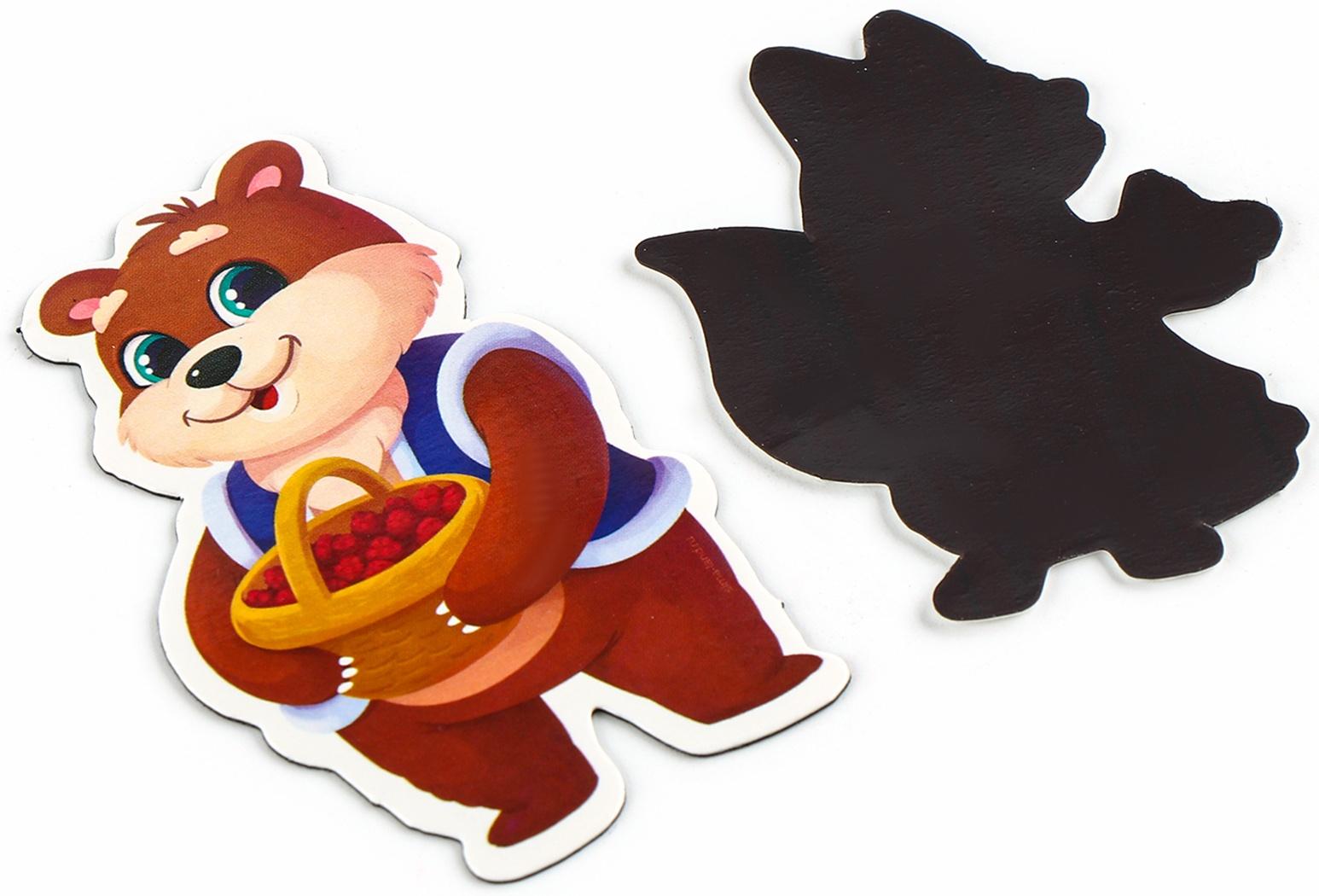 Набор развивающих магнитов. Театр по мотивам русской народной сказки «Теремок»