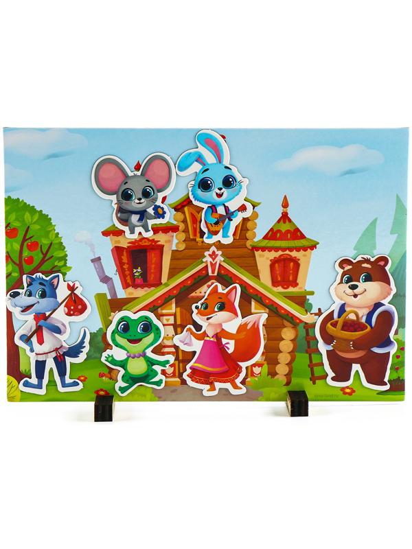 Набор развивающих магнитов. Театр по мотивам русской народной сказки «Теремок»