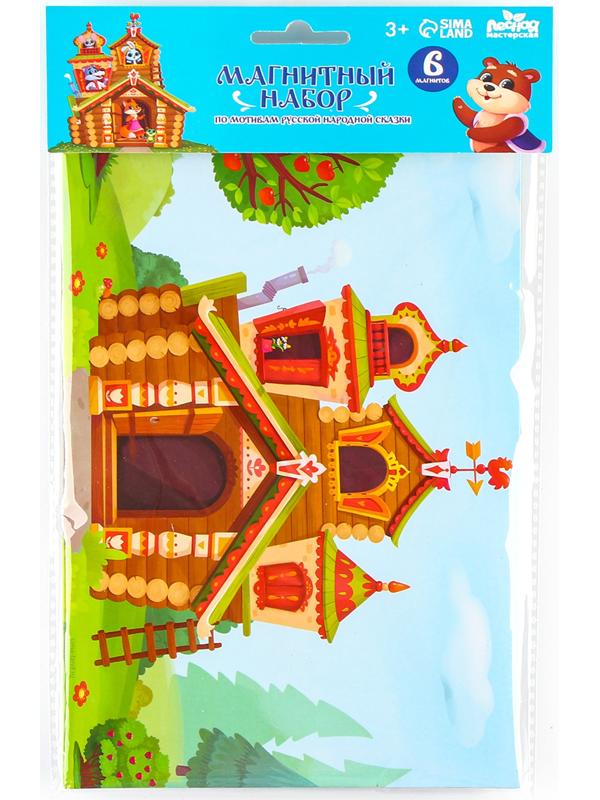 Набор развивающих магнитов. Театр по мотивам русской народной сказки «Теремок»