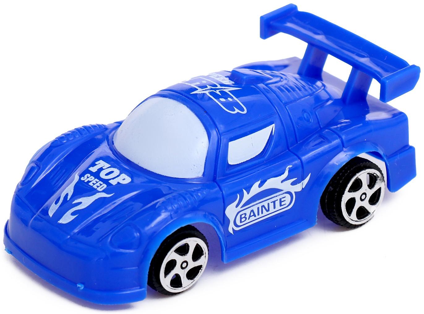 Грузовик «Автовоз», инерционный, с 4 машинами, цвет синий