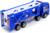 Грузовик «Автовоз», инерционный, с 4 машинами, цвет синий