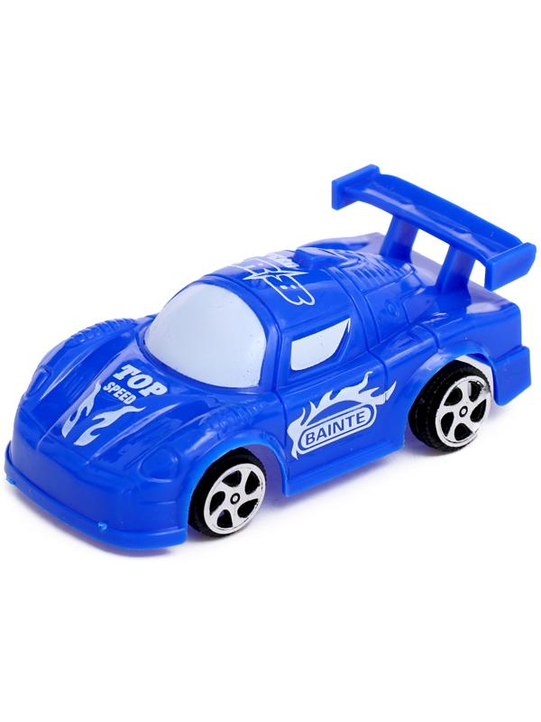 Грузовик «Автовоз», инерционный, с 4 машинами, цвет синий