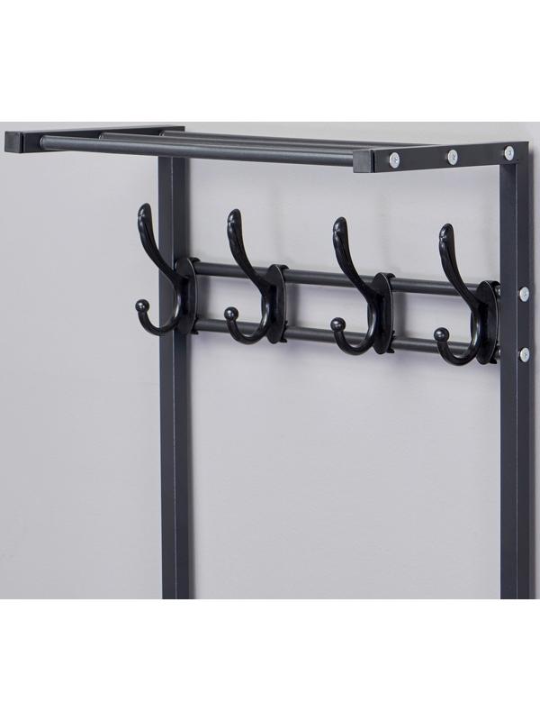 Прихожая Базовая, 400 x 255 x 1600, металл, чёрная