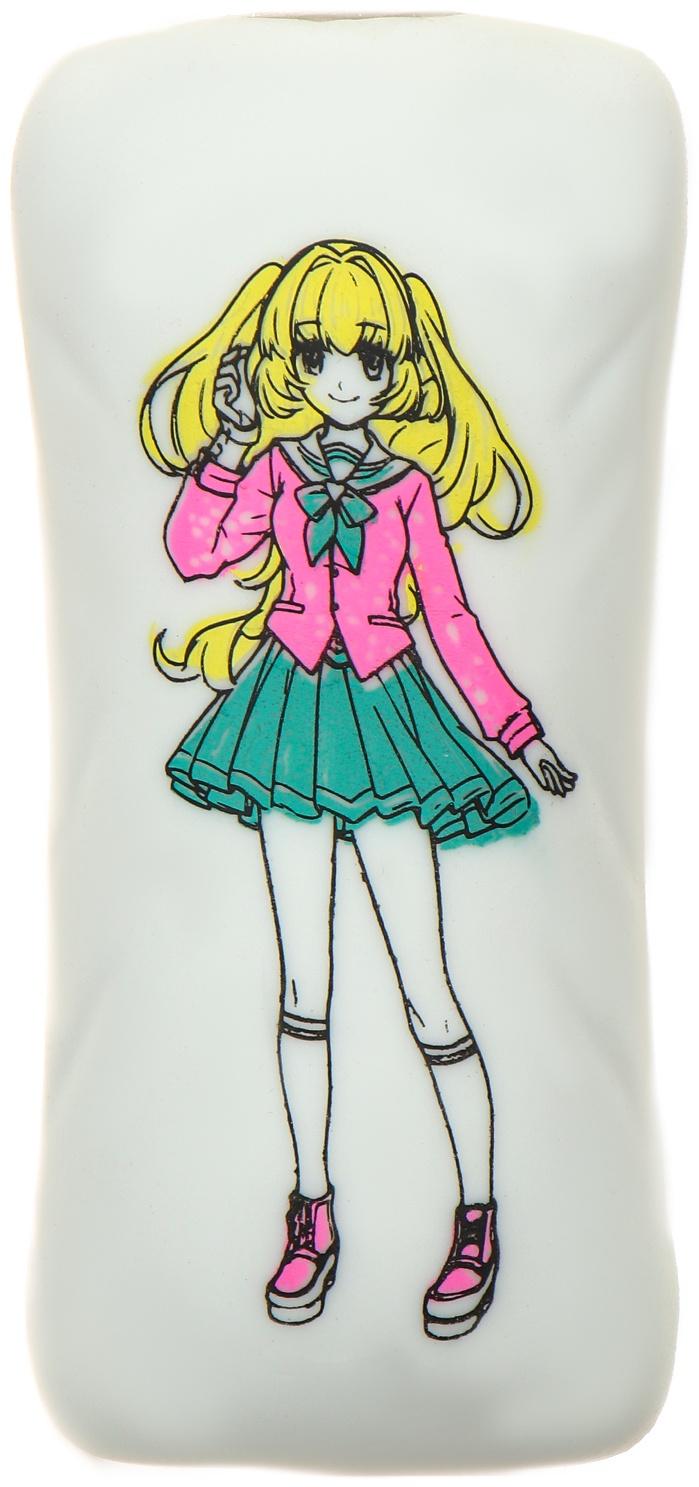 Антистресс сквиш мялка «Дакимакура девочка Тиеко», аниме, с песком, тянучка