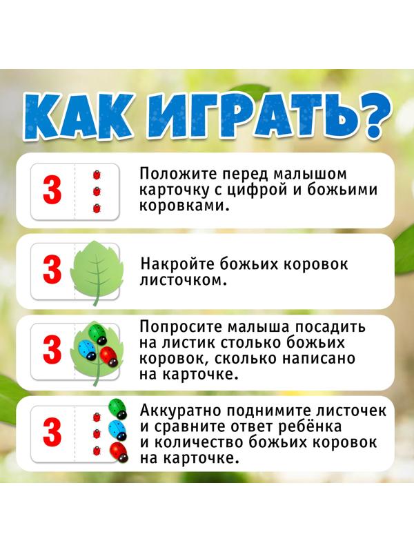 Развивающий набор «Считаем букашек»