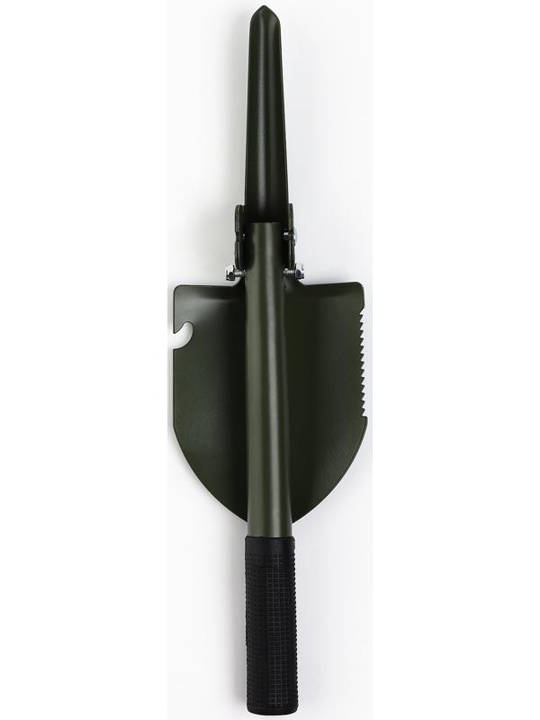 Лопата туристическая, складная «Никаких преград», 36 х 10 см., металлический черенок с ручкой, в чехле