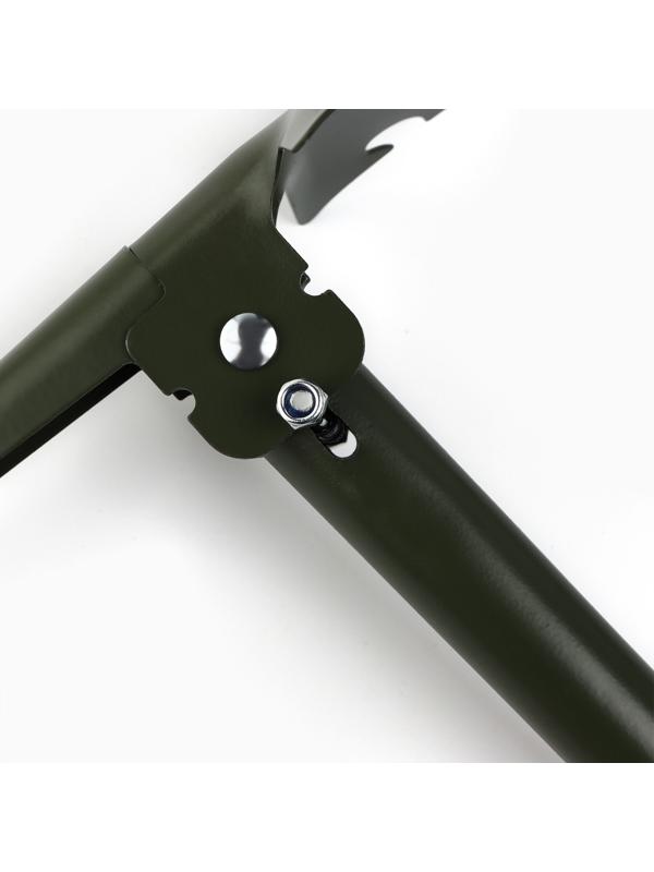 Лопата туристическая, складная «Никаких преград», 36 х 10 см., металлический черенок с ручкой, в чехле