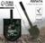 Лопата туристическая, складная «Крутому мужику», 36 х 10 см., металлический черенок с ручкой, в чехле