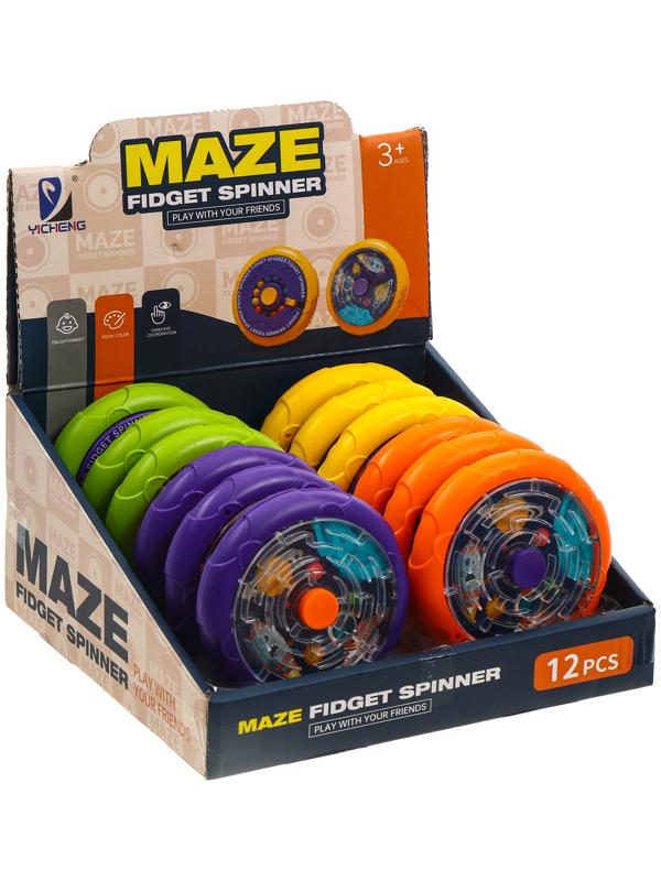 Головоломка лабиринт - спиннер «Космос», цвета МИКС