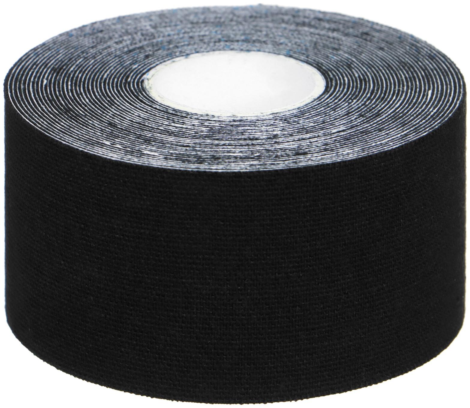 Кинезиотейп ONLYTOP, 3,8 см х 5 м, цвет чёрный