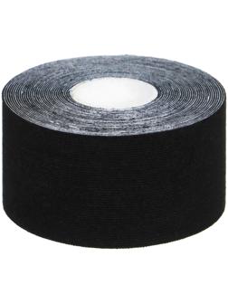 Кинезиотейп ONLYTOP, 3,8 см х 5 м, цвет чёрный