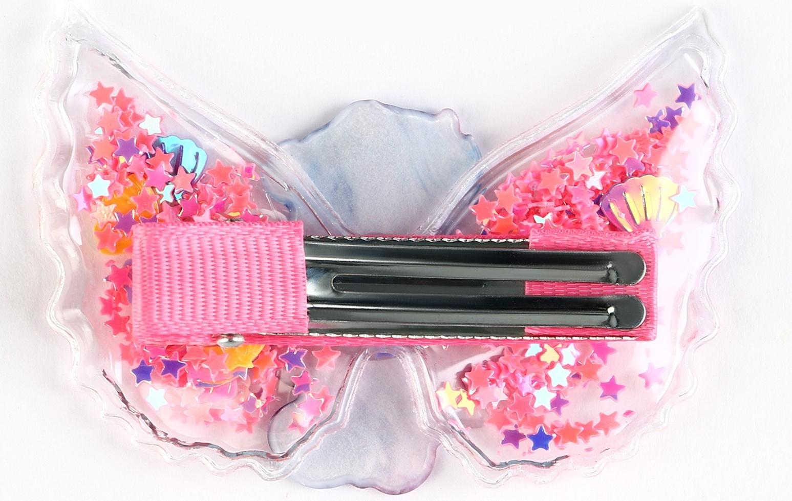 Заколка для волос новогодняя «Единорожек», на Новый год, 6 х 4,5 см