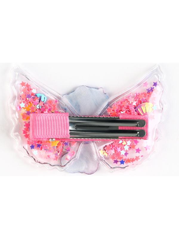 Заколка для волос новогодняя «Единорожек», на Новый год, 6 х 4,5 см