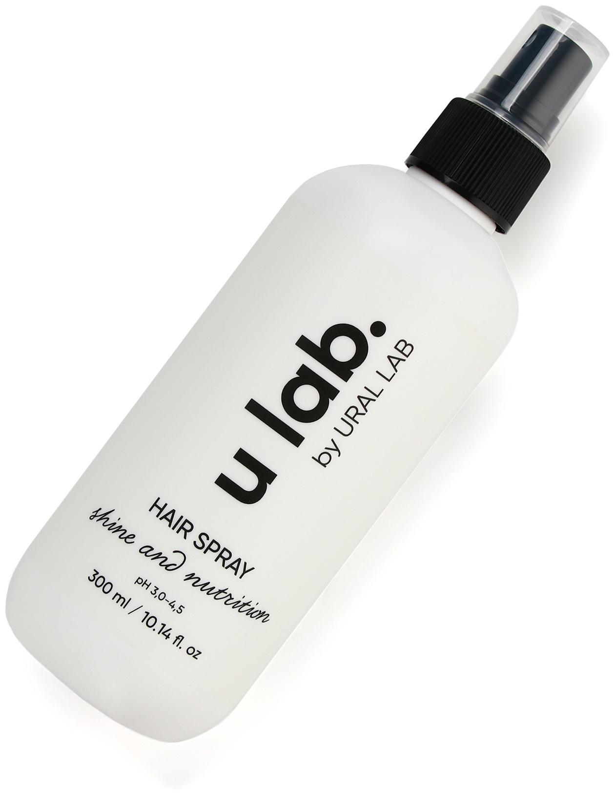 Спрей для волос термозащита «Блеск и Питание», цветочный аромат, 300 мл, ULAB