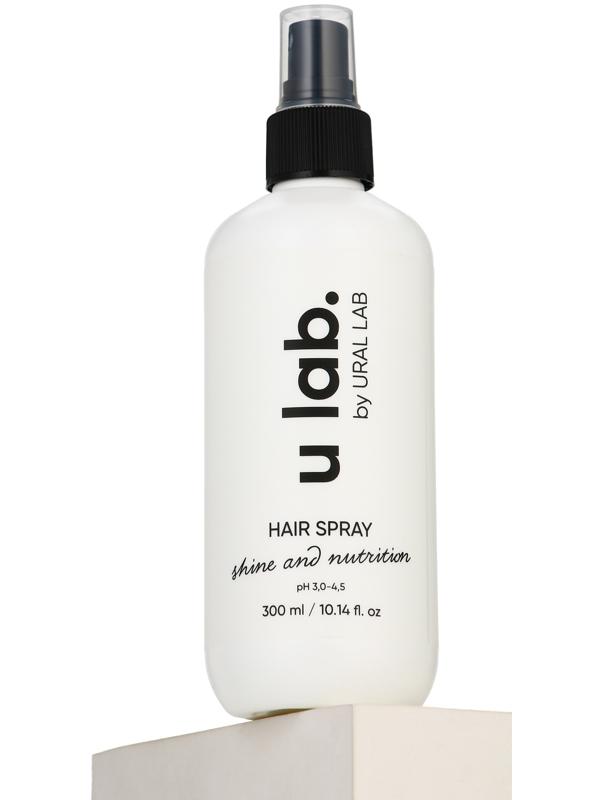 Спрей для волос термозащита «Блеск и Питание», цветочный аромат, 300 мл, ULAB