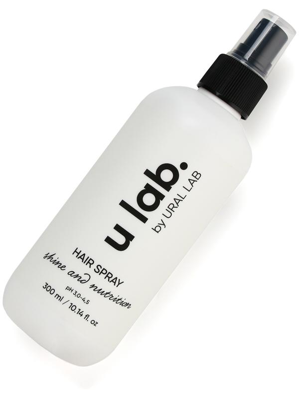 Спрей для волос термозащита «Блеск и Питание», цветочный аромат, 300 мл, ULAB