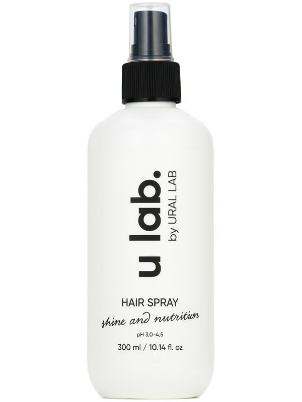 Спрей для волос термозащита «Блеск и Питание», цветочный аромат, 300 мл, ULAB