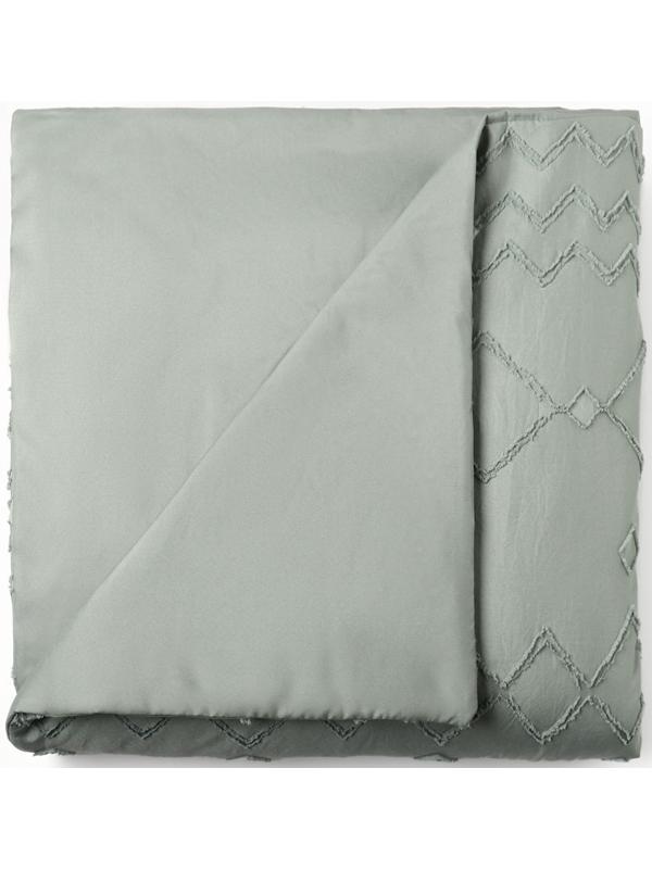 Покрывало LoveLife Tufting: Орнамент цв.зеленый, 150*220±5см, микрофайбер, 100% п/э