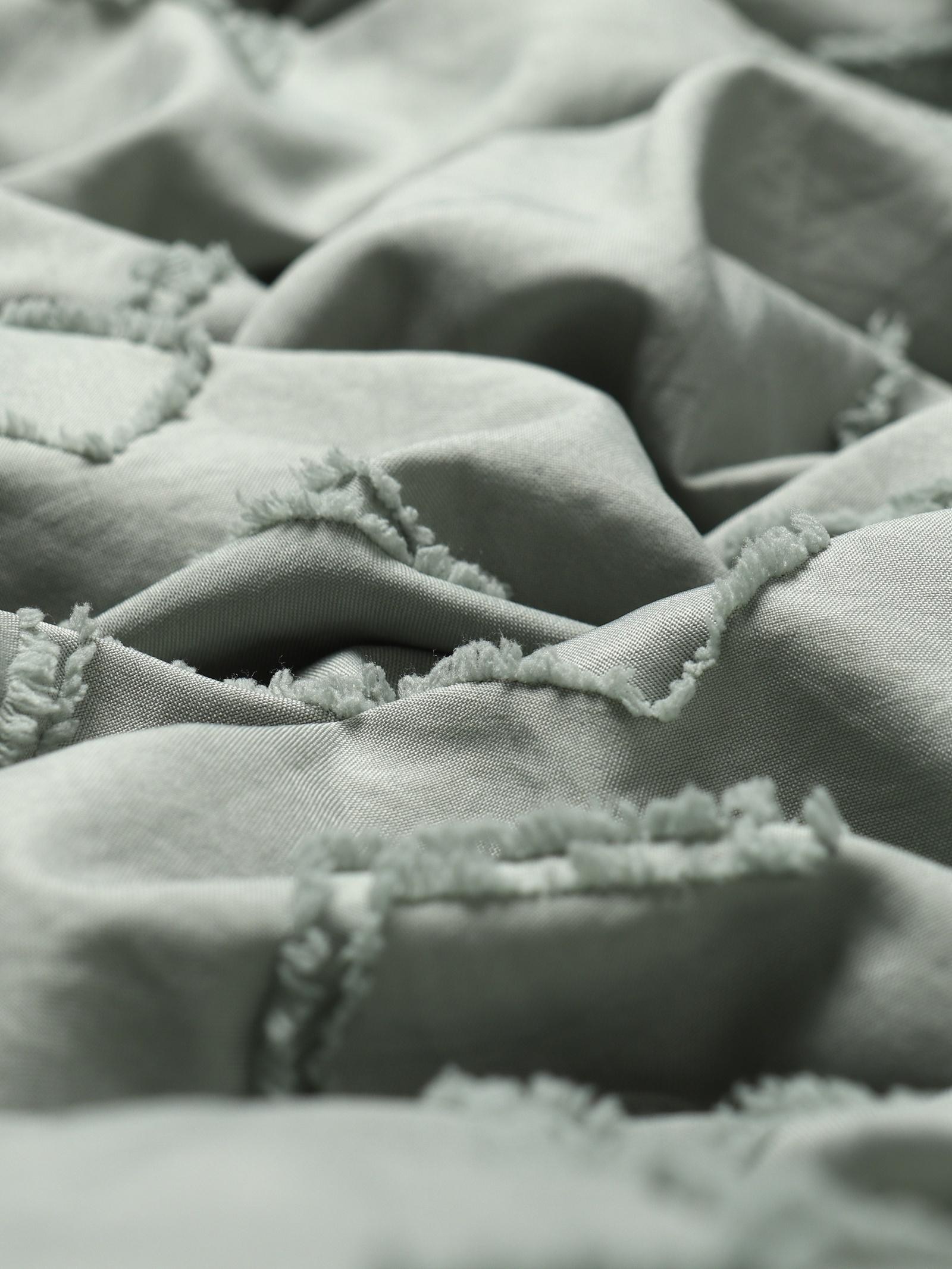 Покрывало LoveLife Tufting: Орнамент цв.зеленый,  240*230±5см, микрофайбер, 100% п/э