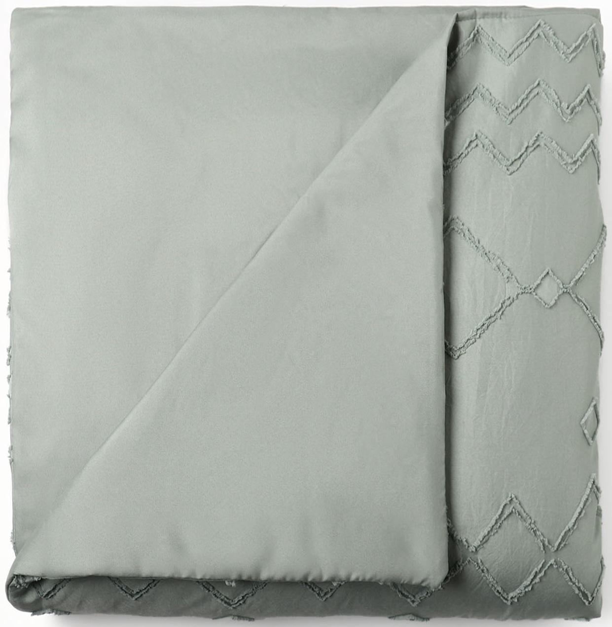 Покрывало LoveLife Tufting: Орнамент цв.зеленый,  240*230±5см, микрофайбер, 100% п/э