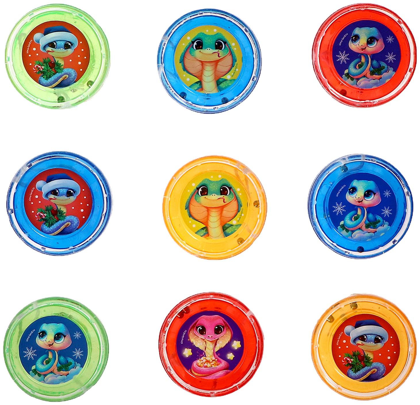 Йо-йо «Играй в Новый год», змейки, в шоубоксе, МИКС