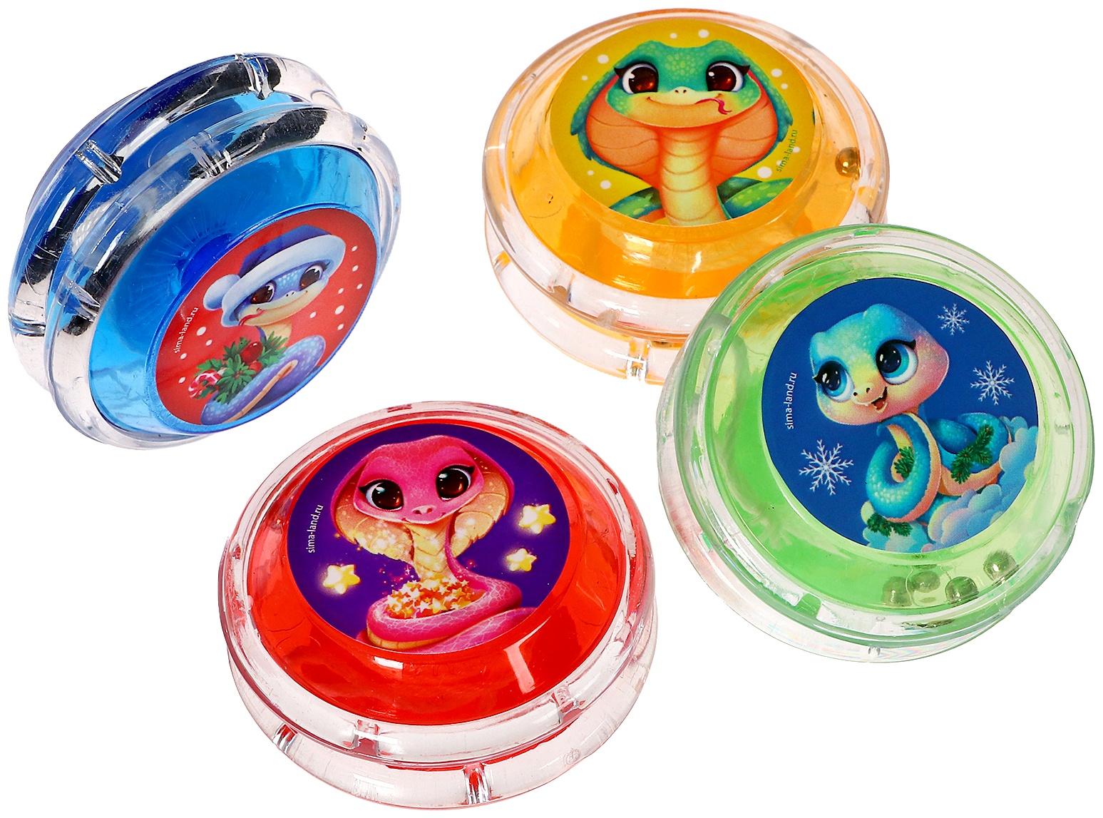 Йо-йо «Играй в Новый год», змейки, в шоубоксе, МИКС