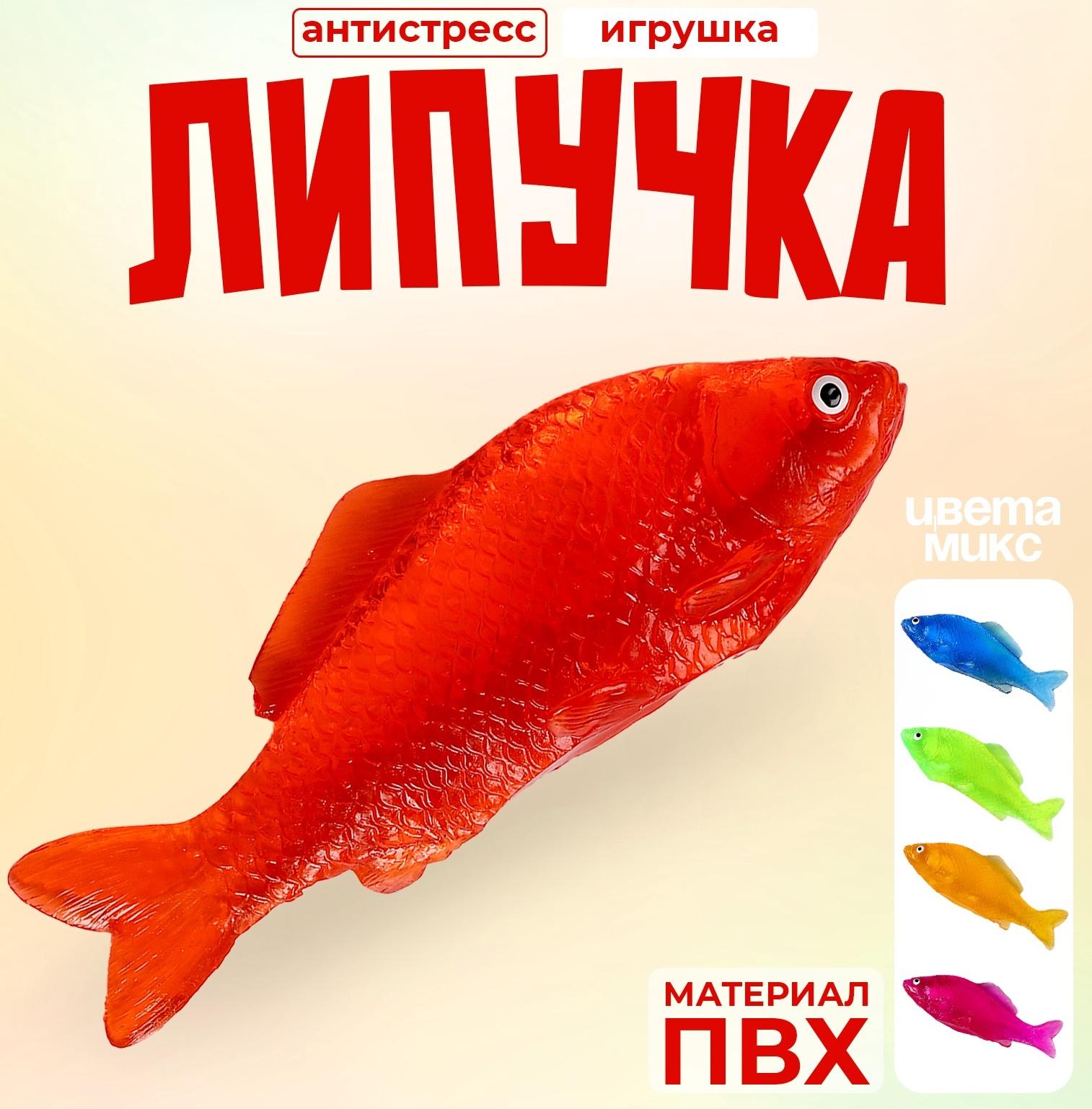 Липучка «Рыбка», цвета МИКС