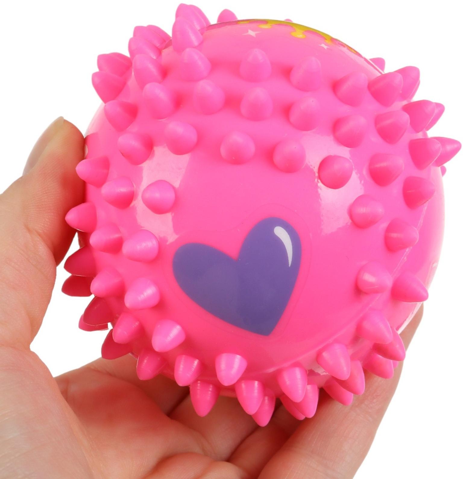 Развивающий тактильный мячик Крошка Я «Принцесса», ø9 см, с пищалкой, от 6 мес.