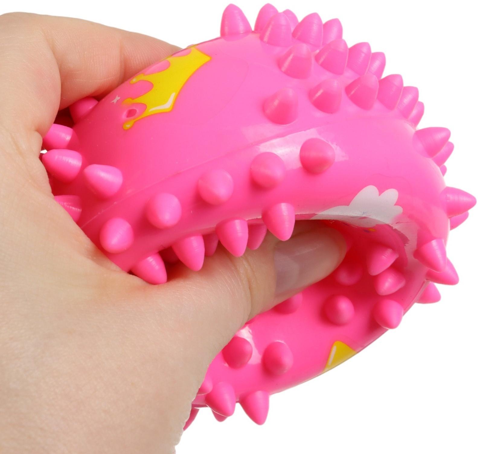 Развивающий тактильный мячик Крошка Я «Принцесса», ø9 см, с пищалкой, от 6 мес.