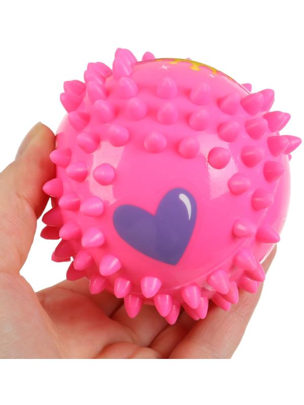 Развивающий тактильный мячик Крошка Я «Принцесса», ø9 см, с пищалкой, от 6 мес.