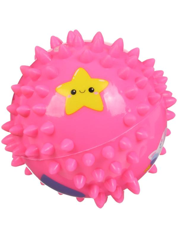 Развивающий тактильный мячик Крошка Я «Принцесса», ø9 см, с пищалкой, от 6 мес.