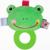 Погремушка мягкая с прорезывателем Крошка Я «Лягушонок», от 3 мес.