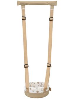 Вожжи № 2, Узкие, Маленькие звезды, цвет коричневый/белый