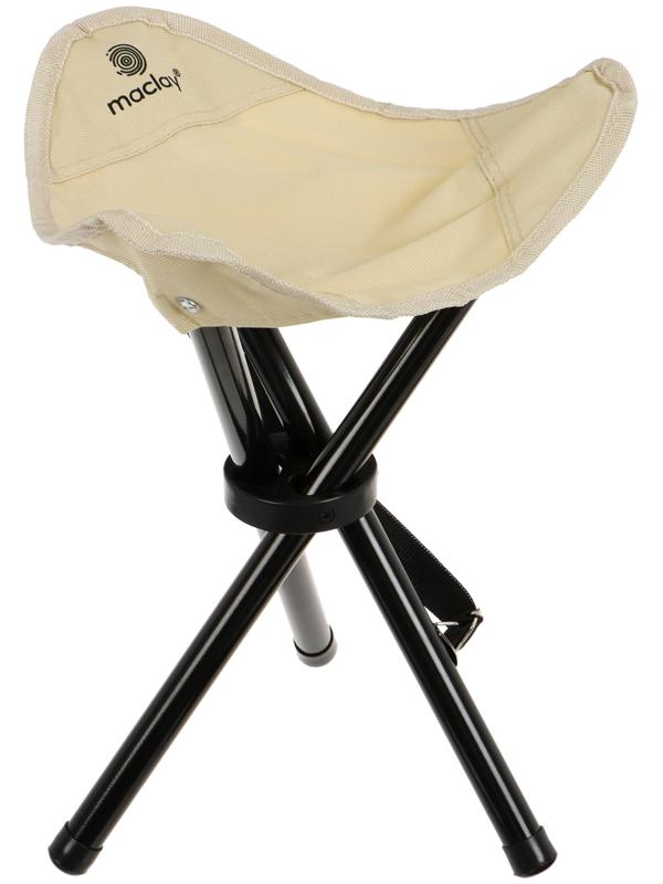 Стул туристический maclay, 28 х 26 х 36 см, до 60 кг, цвет бежевый
