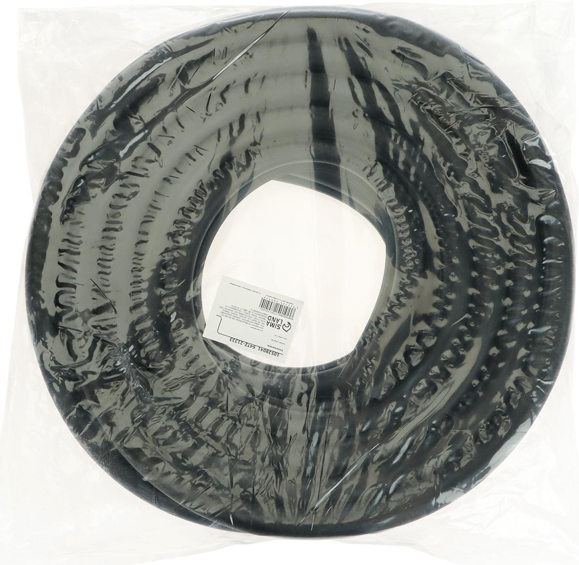 Уплотнитель двери в автомобиль, О-образный, с металлическим сердечником, 5 м, черный