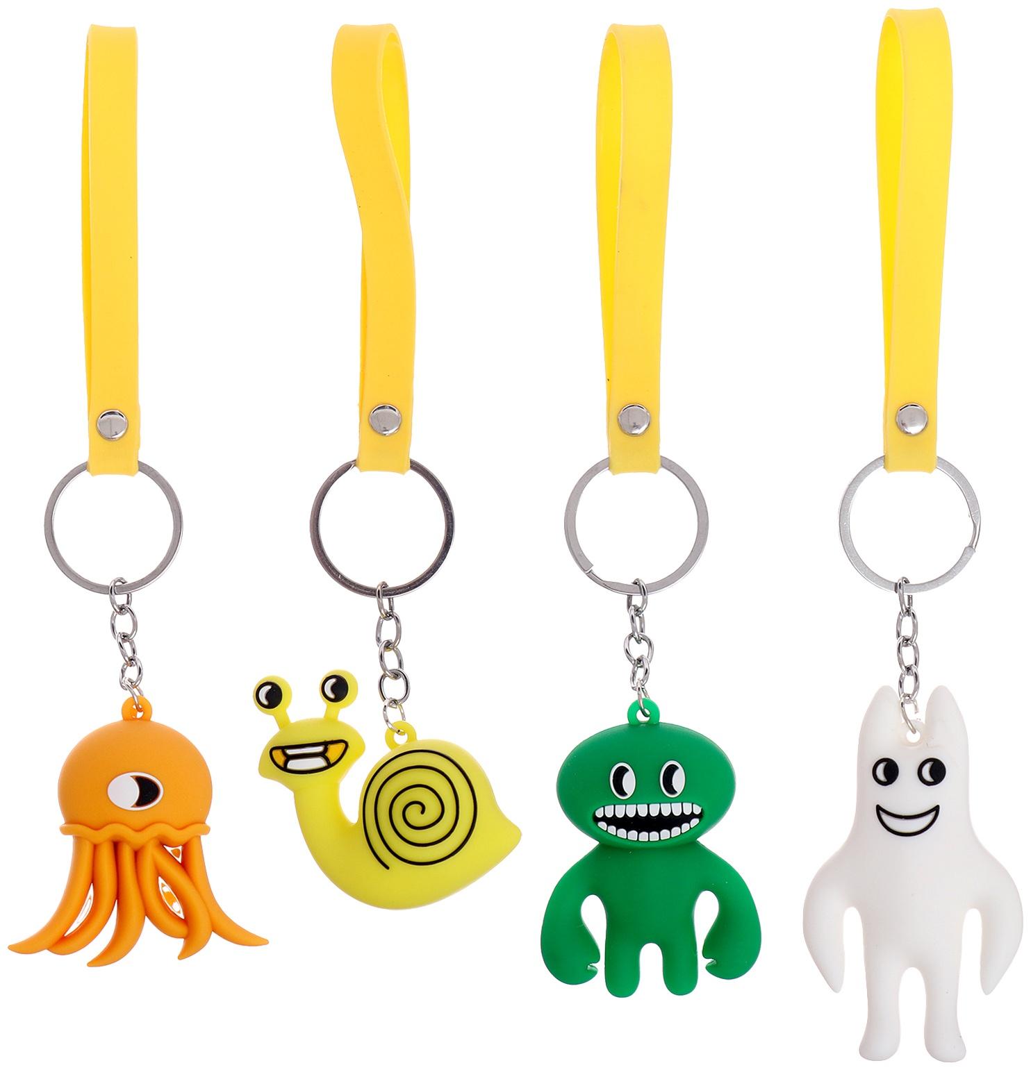 Игрушка - сюрприз Funny box «Монстрики»: детский брелок, наклейки, карточка