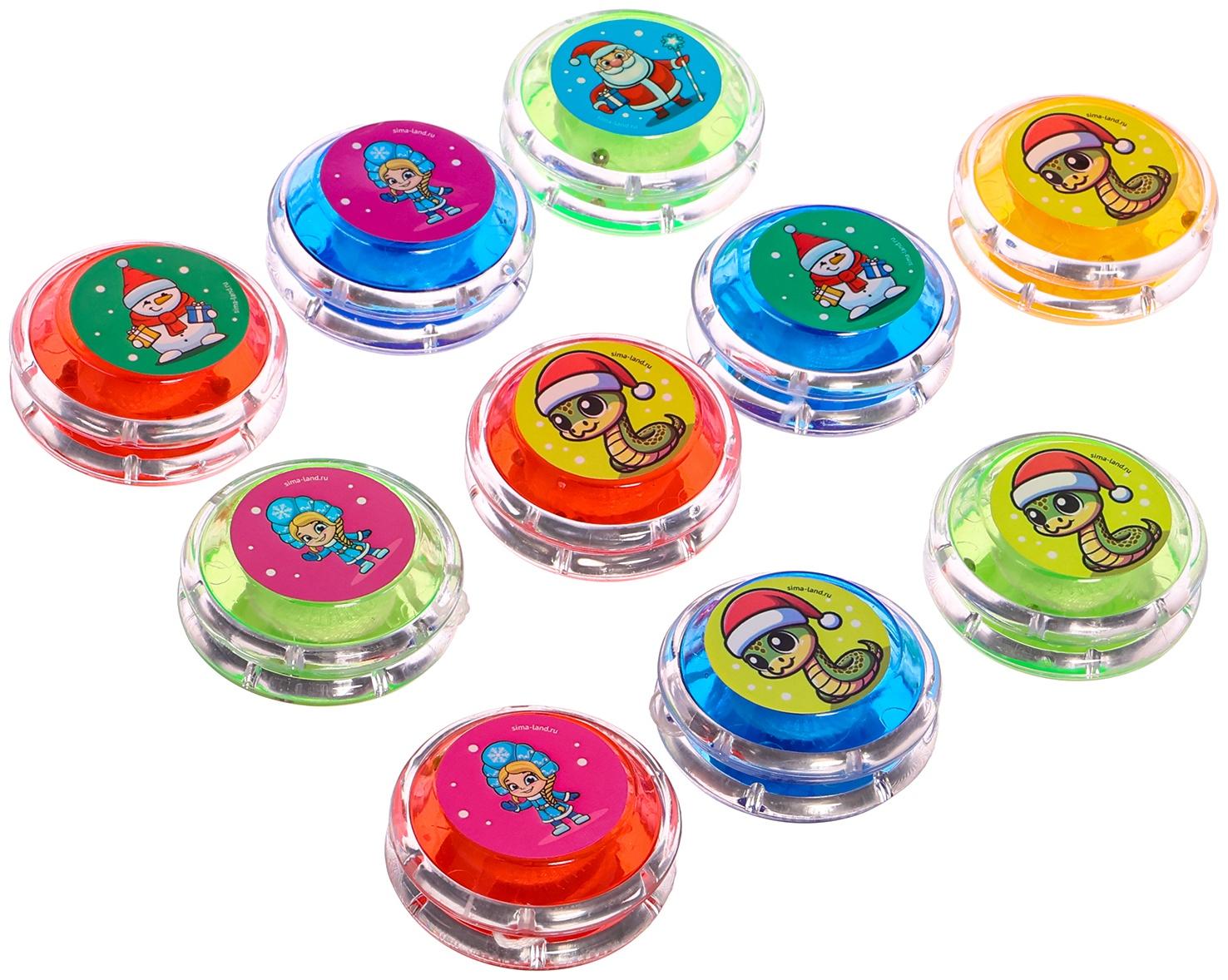 Йо-Йо «Новый год», змейка, d=5.5 см, МИКС