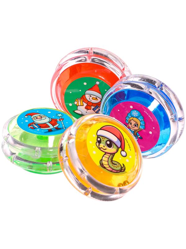 Йо-Йо «Новый год», змейка, d=5.5 см, МИКС