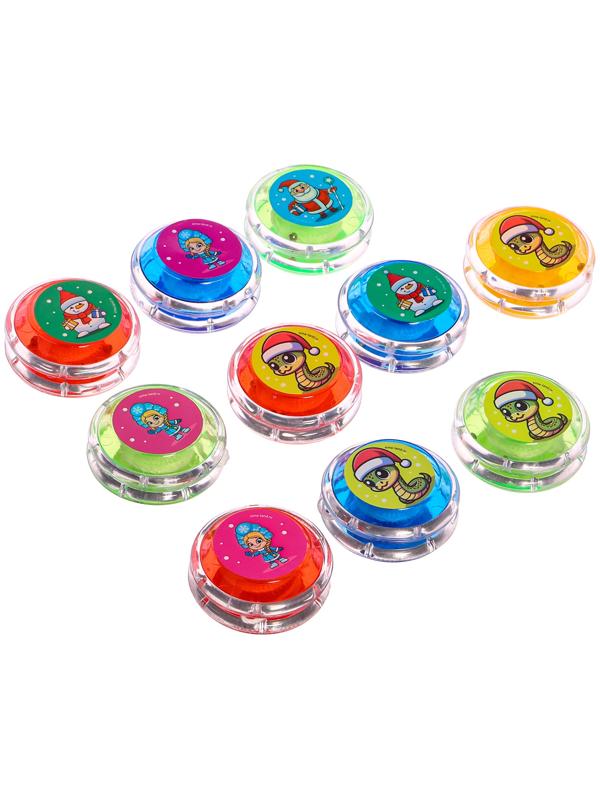 Йо-Йо «Новый год», змейка, d=5.5 см, МИКС