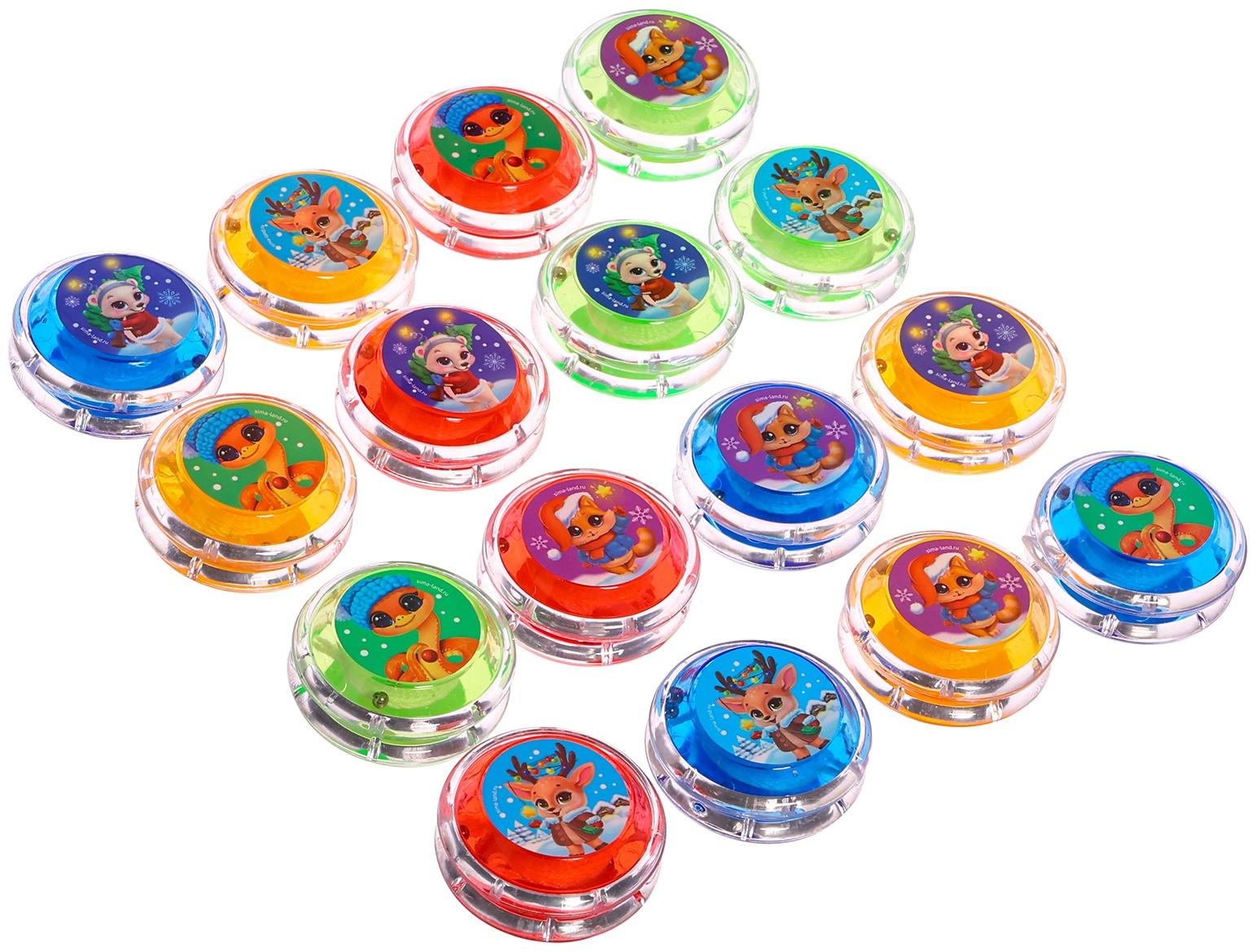 Йо-Йо «Веселый Новый год», змейка, d=5.5 см, МИКС